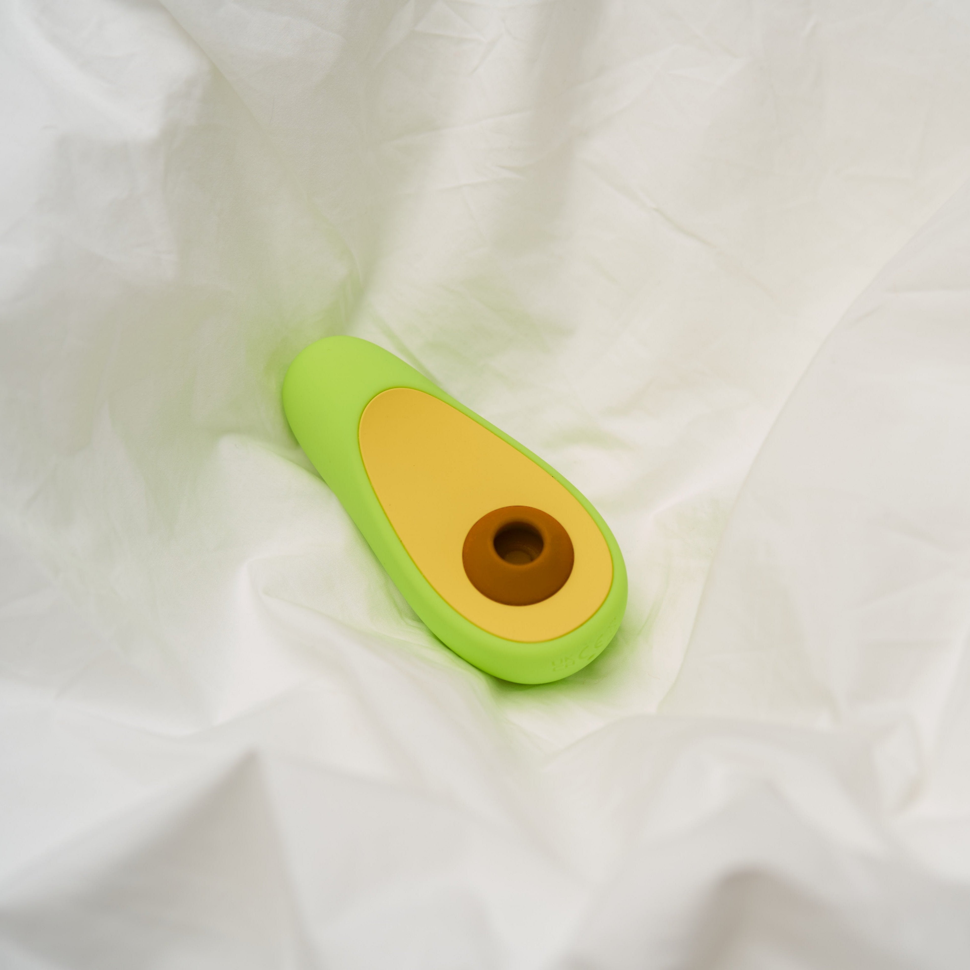 Avocado clitoral massager — charging port